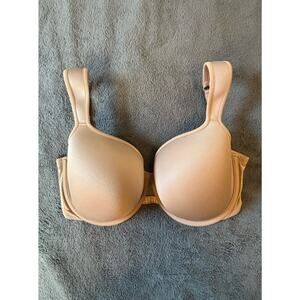 THIRD LOVE *Size 34H* 24-7 PERFECT COVERAGE BRA WIDE STRAPS / BEIGE